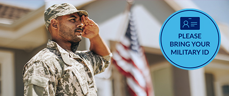 In-Store Exclusive: 25% Off for Active-Duty Military and Veterans
